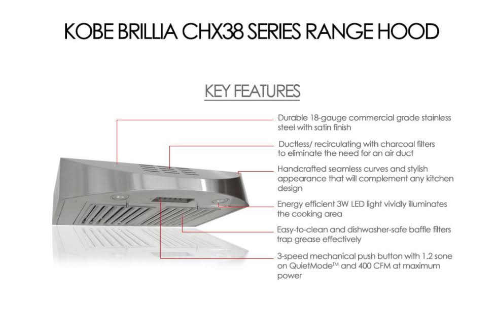 30 in. Under Cabinet Range Hood A199