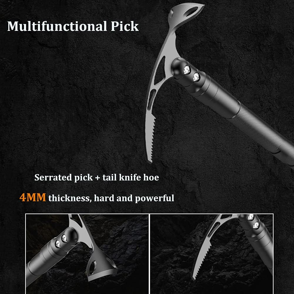 Folding Survival Shovel Multitool Axe Hatchet 3 in1 Camping Equipment B8412