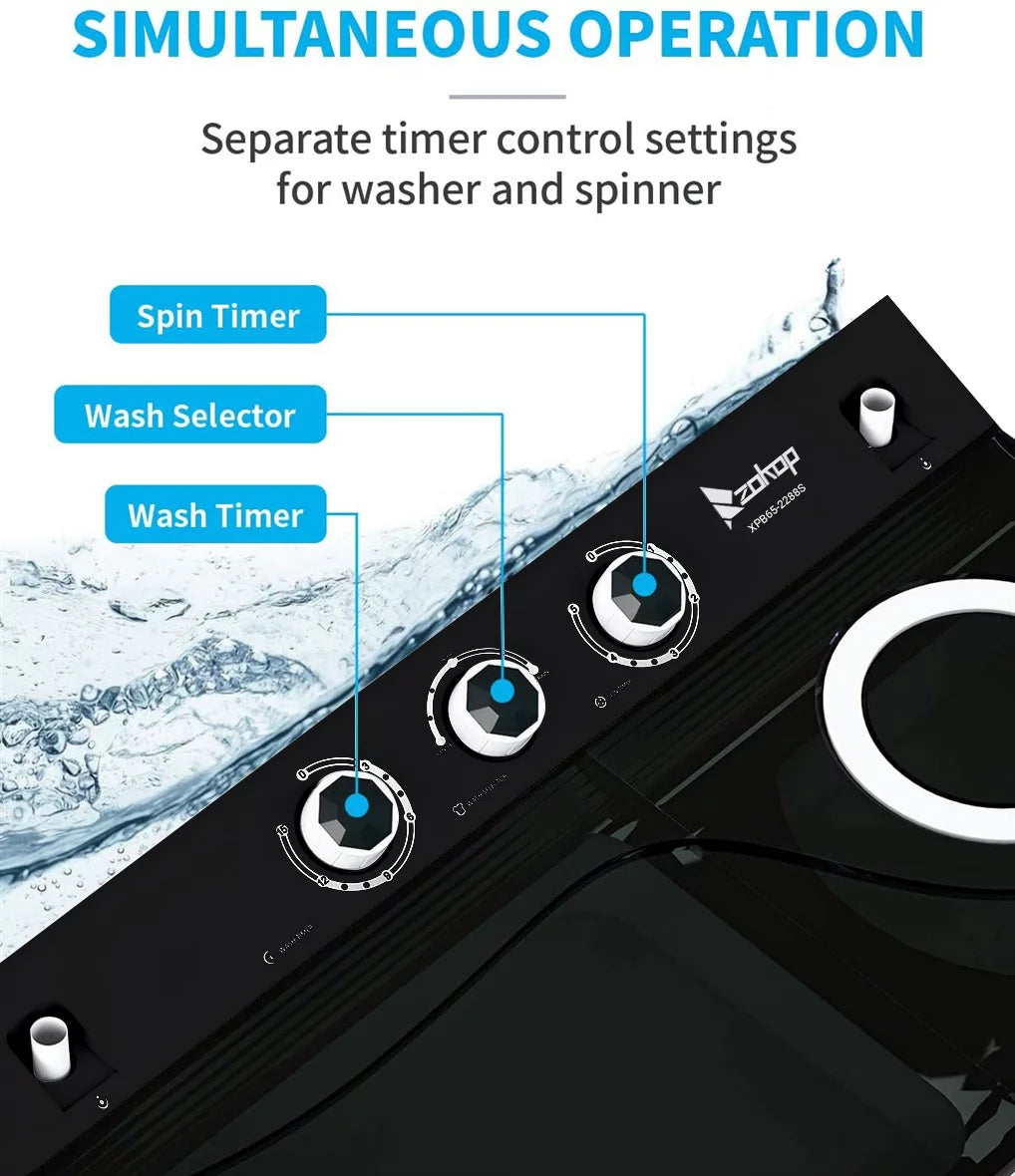 26Lbs Semi-automatic Twin Tub Washing Machine C483