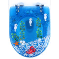Elongated Resin Toilet Seat with Silent Close Hinges L70820