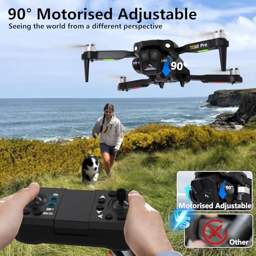 4K HD Camera Foldable Drone with Carrying Case K358988