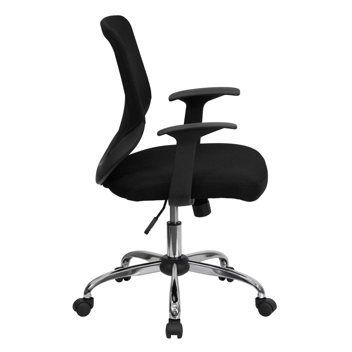 Black Swivel Adjustable Mesh Office Chair I7304