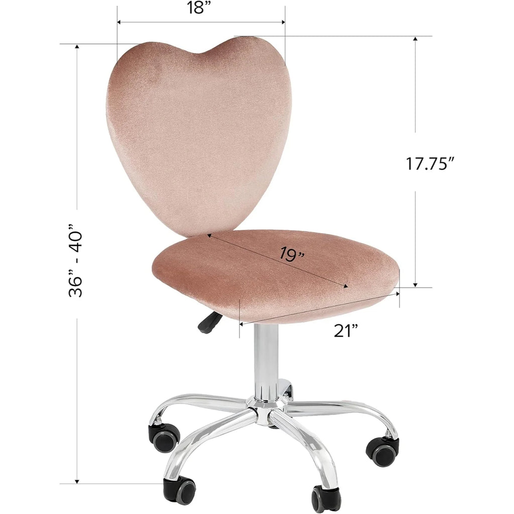 Pink Swivel Chair with Cushion G652