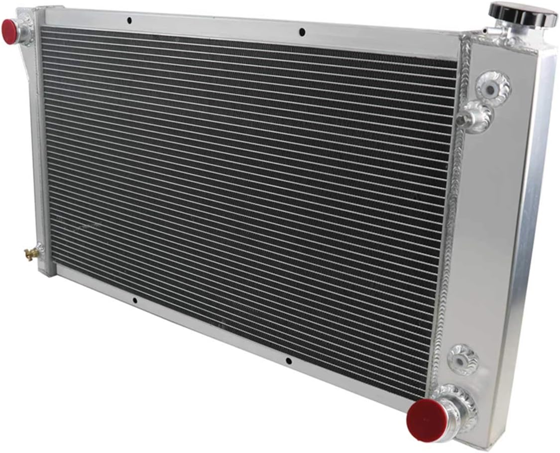 4 Row Aluminum Radiator with 2 x 12" Fan and Shroud E344303