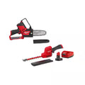 12V Lithium-Ion Brushless Cordless Pruning Saw with Hedge Trimmer Kit V327