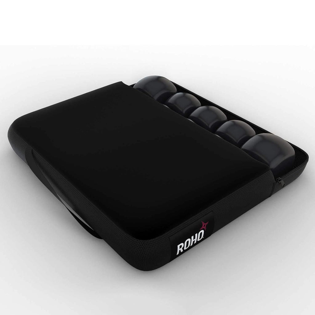 Inflatable Seat Cushion with Stretchable Cover & Non-Skid Bottom D4310