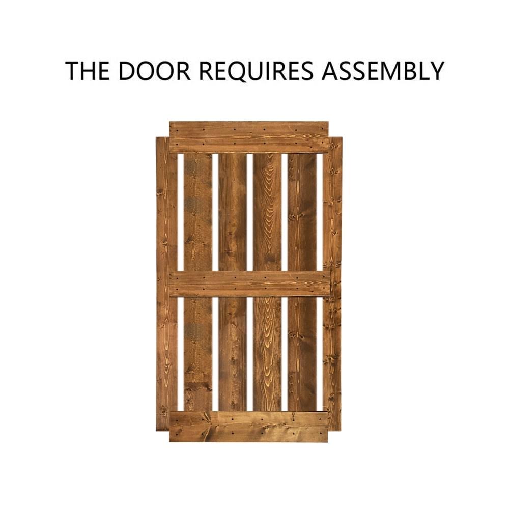 Stained Solid Wood Interior Sliding Barn Door - Colonial Maple - 36 x 84 B782062