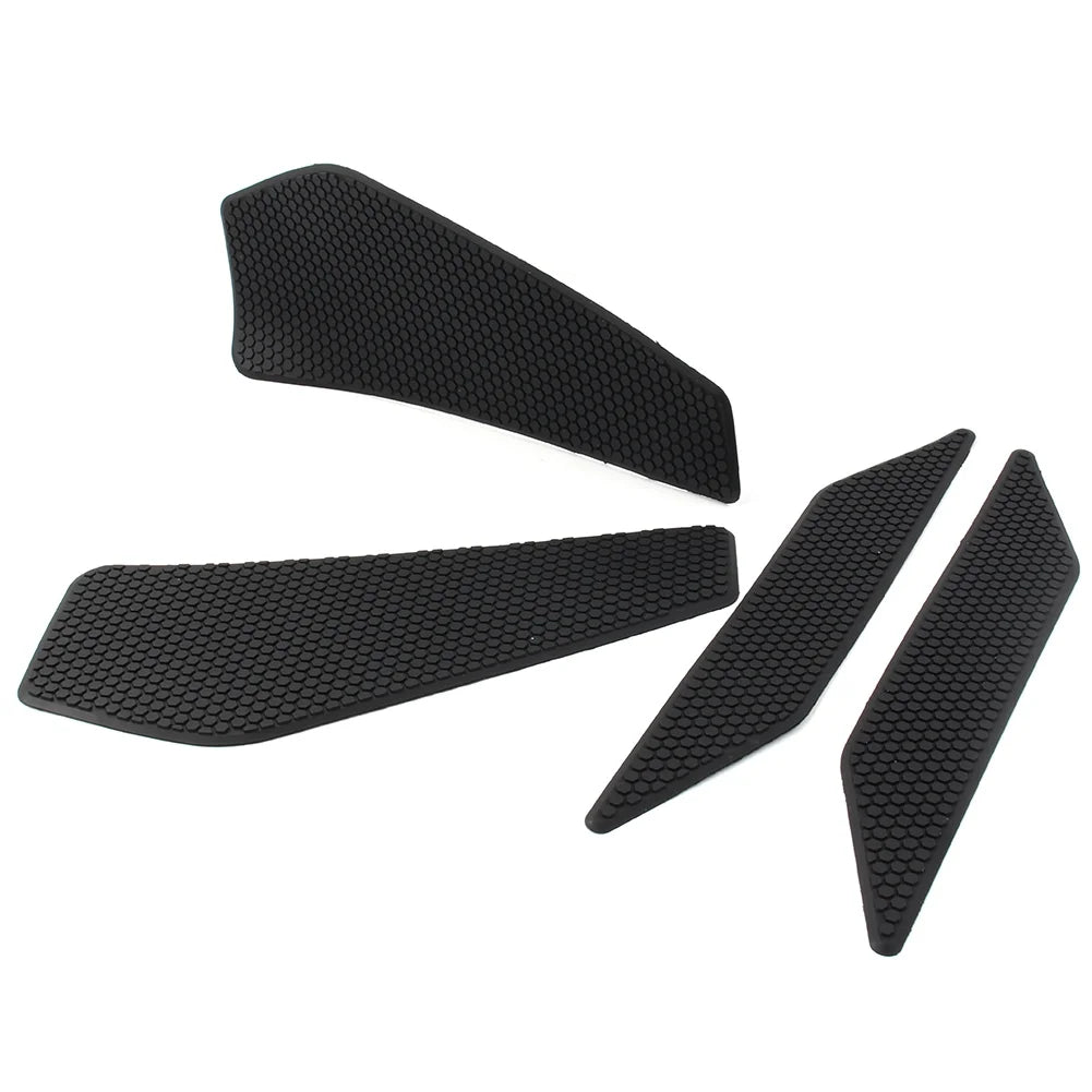 4x Motorbike Side Tank Traction Grips Pads R36794
