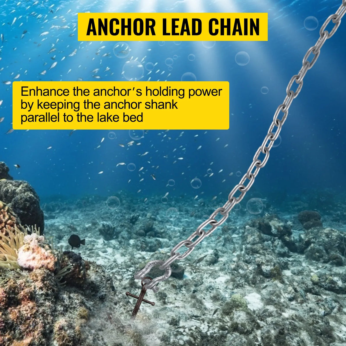 Galvanized Anchor Chain with Shackles W5083
