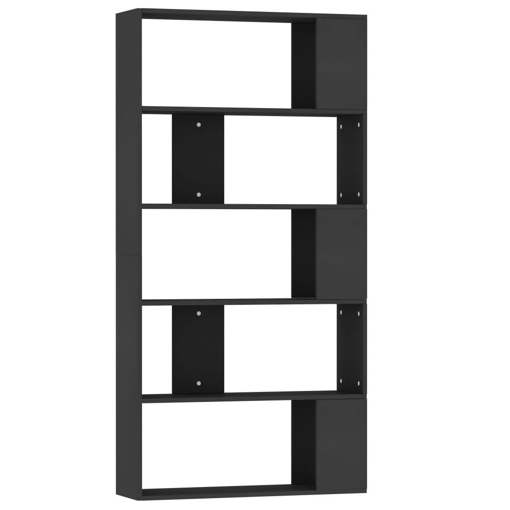 Gray Book Cabinet Room Divider Chipboard P1888