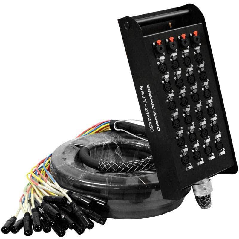24 Channel 50 XLR Snake Cable with Returns J22202