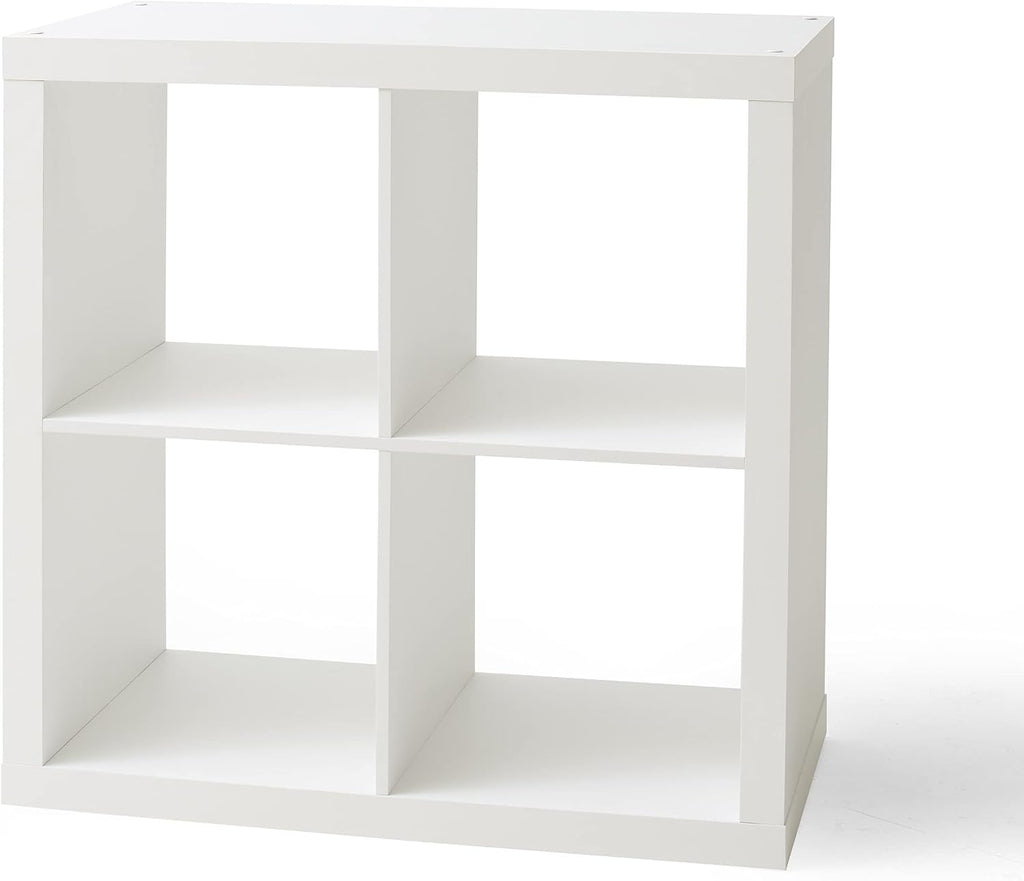 White 4-Cube Bookshelf Storage Cabinet O562