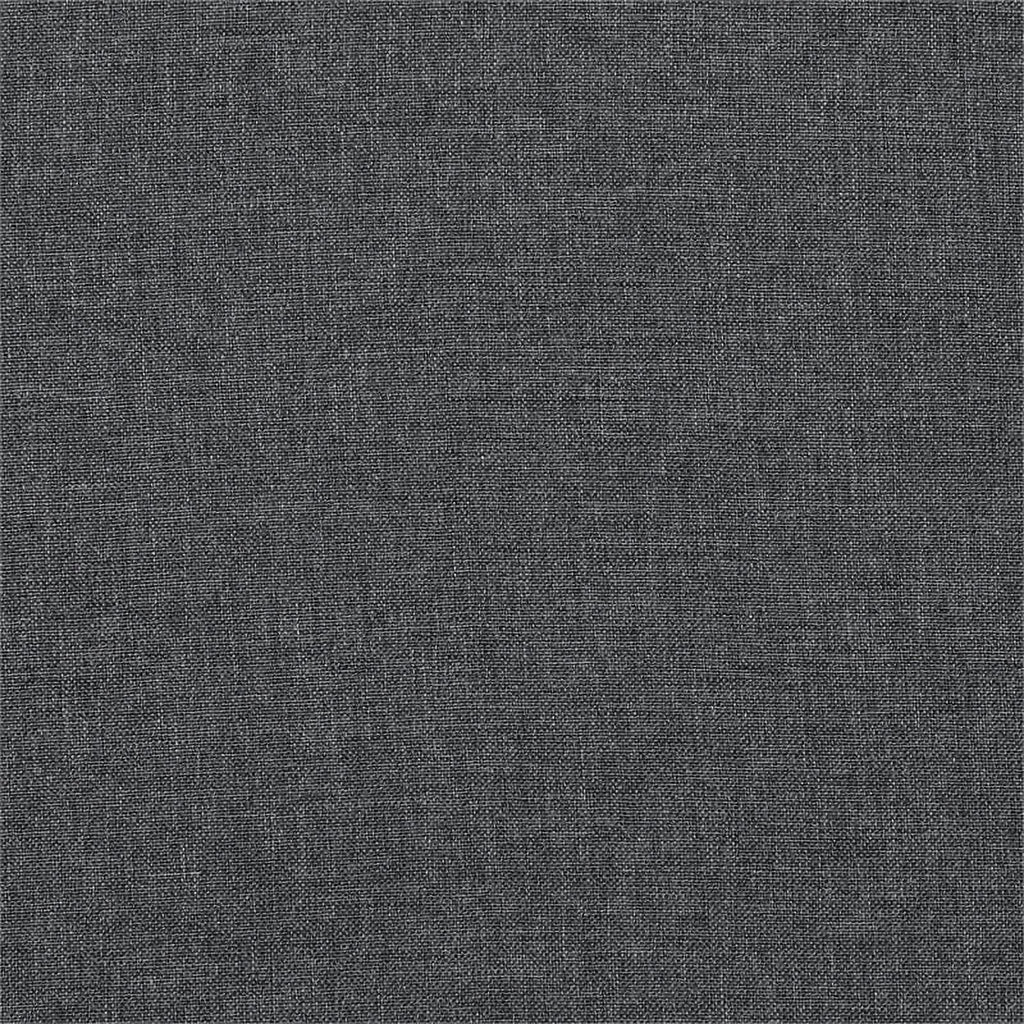Polyester Fabric Sectional Sofa with Ottoman in Gray G20049