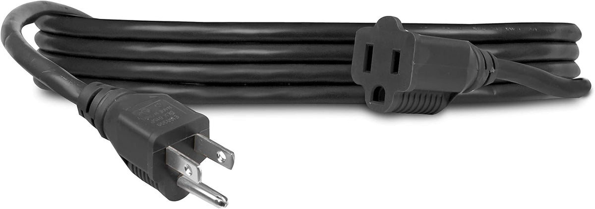 Heavy Duty Extension Cord, Indoor/Outdoor, 16/3, 3 Feet, Black J781
