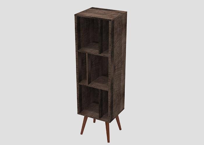 Large White Cubby Bookcase T157
