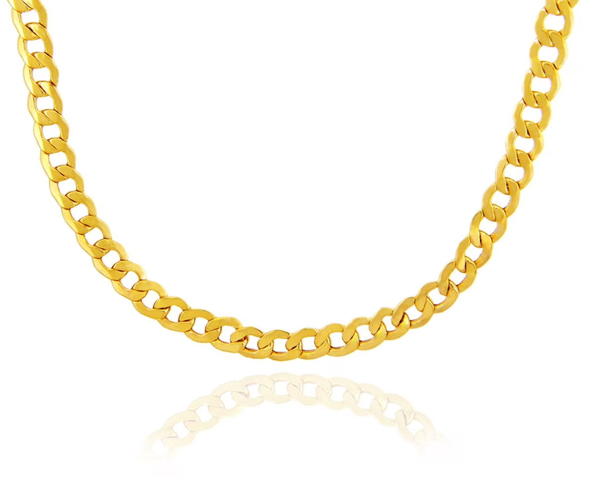 Hollow Cuban 10K Gold Chain 20" O528348