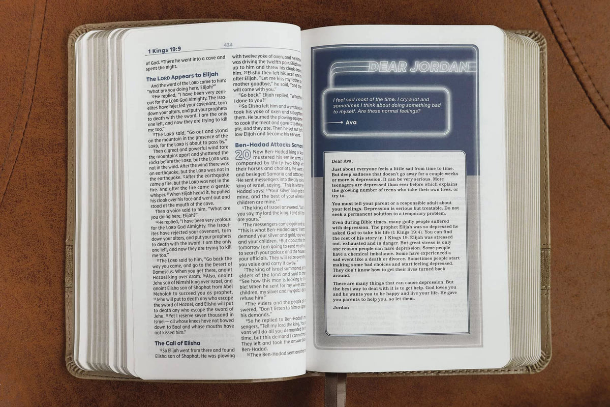 Teen Study Bible Compact Brown Comfort Print P5086