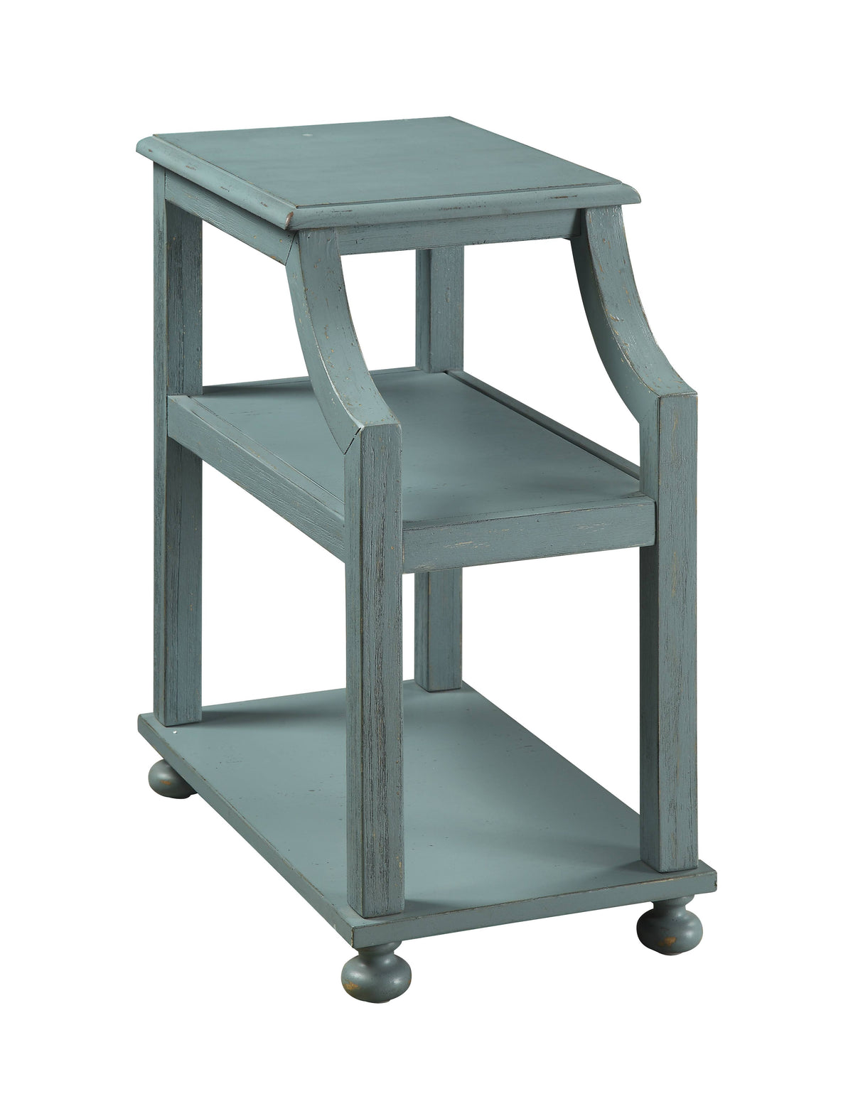 Blue Chairside Accent Table Q4862