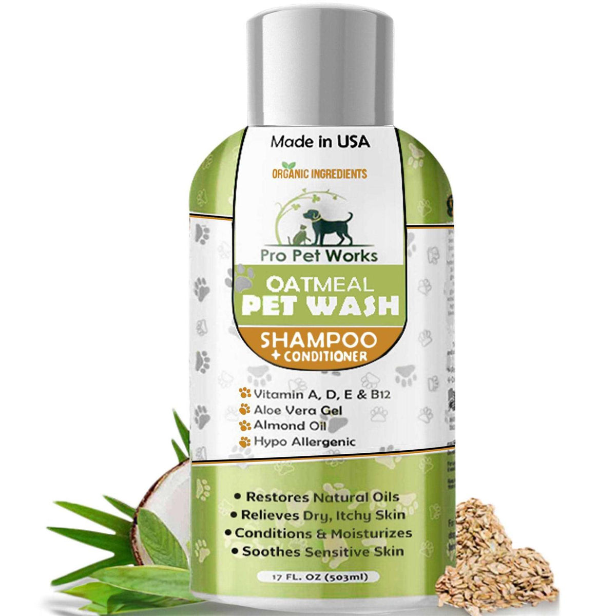 Oatmeal Dog Shampoo & Conditioner G2440