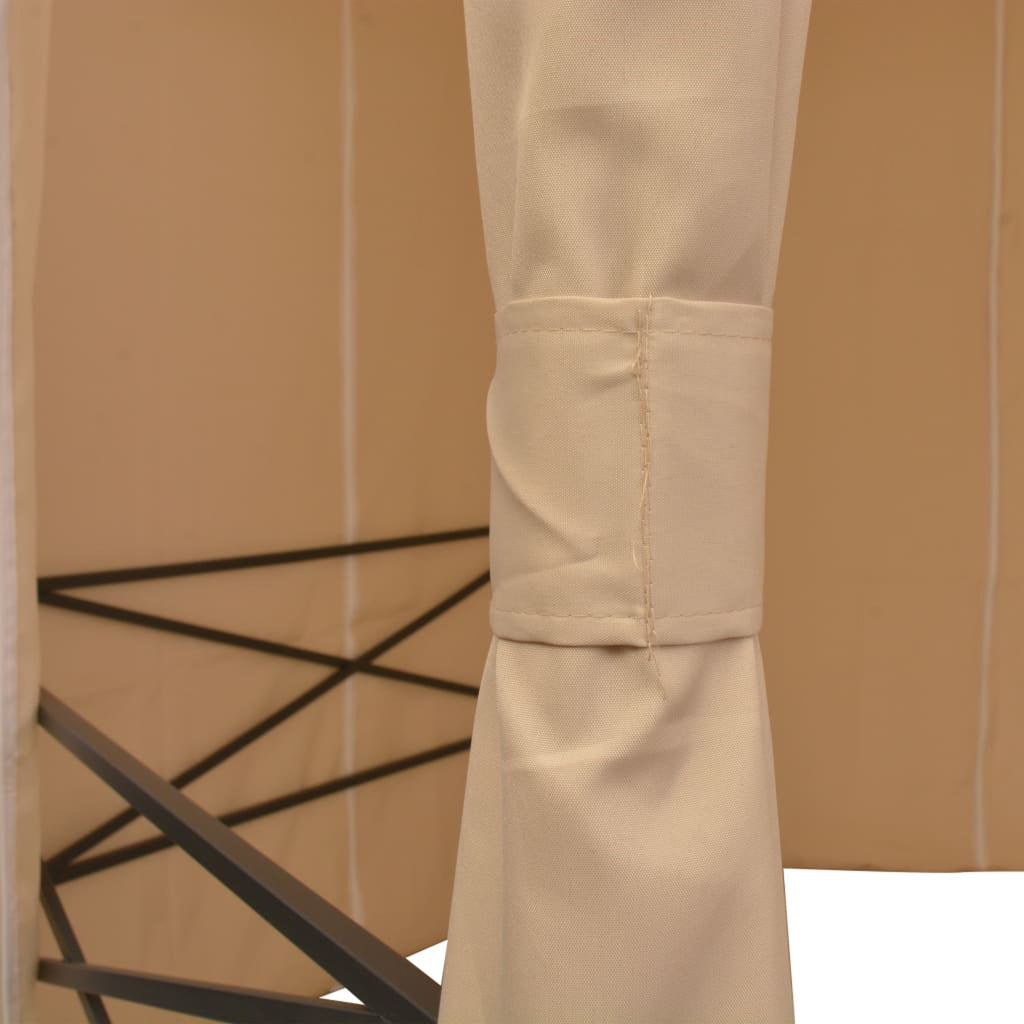 Garden Marquee Pavilion Tent with Curtains 11' 9"x8' 8" R657