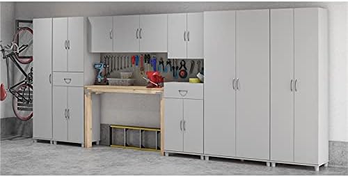 Dove Gray Storage Cabinet with Drawer R633