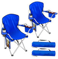 Folding Camping Chair with Cooler Pouch, Cup Holder & Storage Pocket U2198
