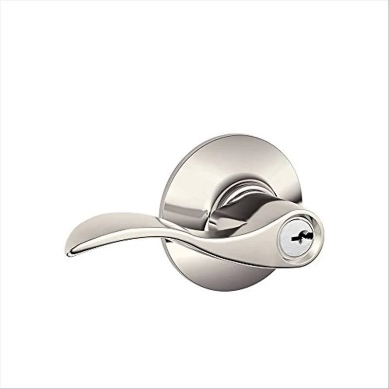 Polished Nickel Keyed Entry Lever E254353