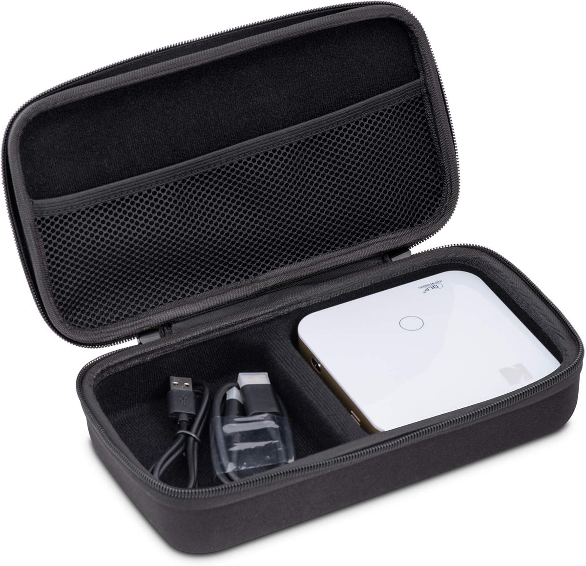 Pocket Projector with Built-in Speaker and EVA Travel Case W43044