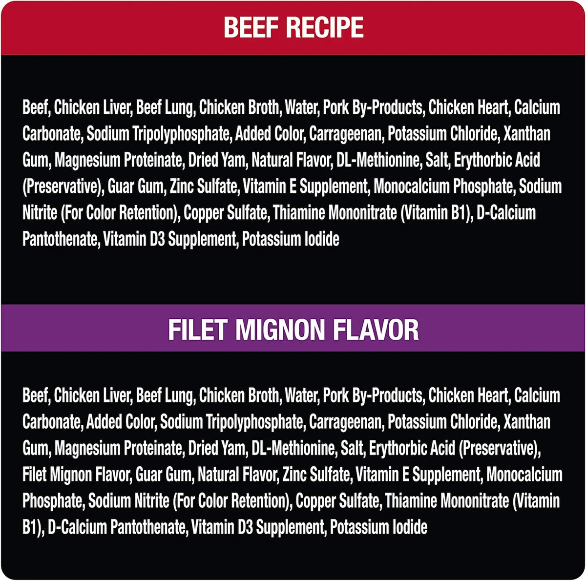24 Pack 3.5 oz Soft Wet Dog Food Variety Pack Q9992