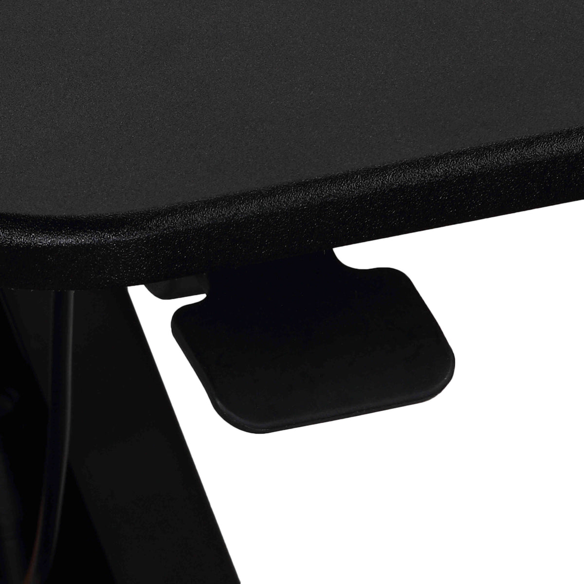 Adjustable Sit to Stand Desktop Monitor Stand, Black E494288
