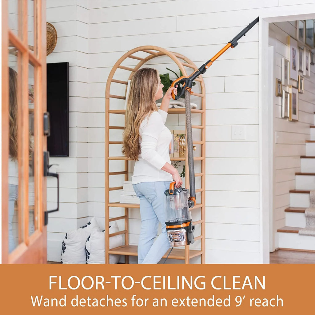 Orange Bagless Upright Vacuum E653