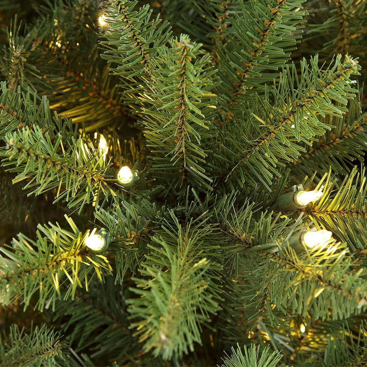 6.5ft Pre-Lit Artificial Christmas Tree Forest Fir J372768