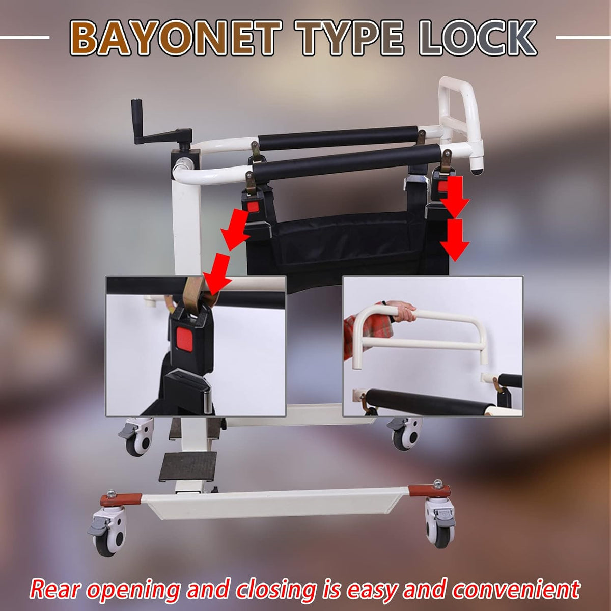 Transfer Wheelchair with Soft Cushion D374559