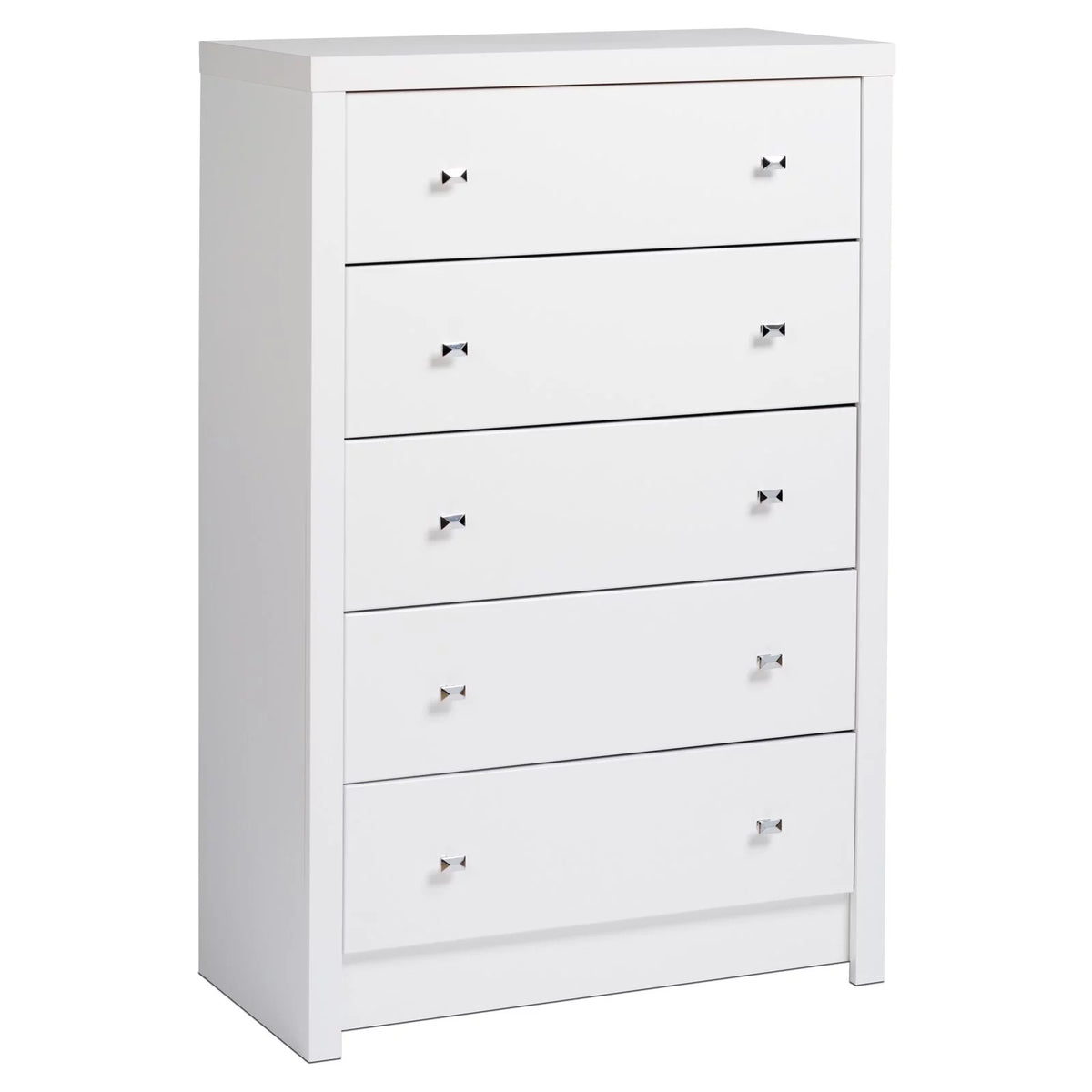 5 Drawer White Wooden Dresser M84610