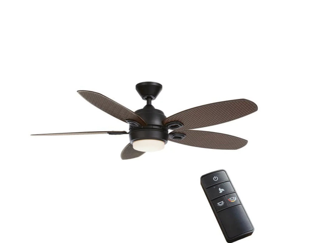 White LED Outdoor Ceiling Fan with Light Q425278