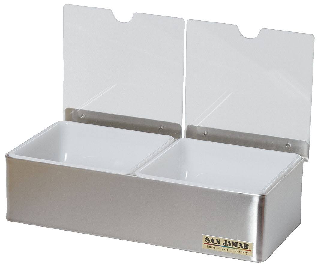 2 Quart Condiment Center with Notched Lids T807106