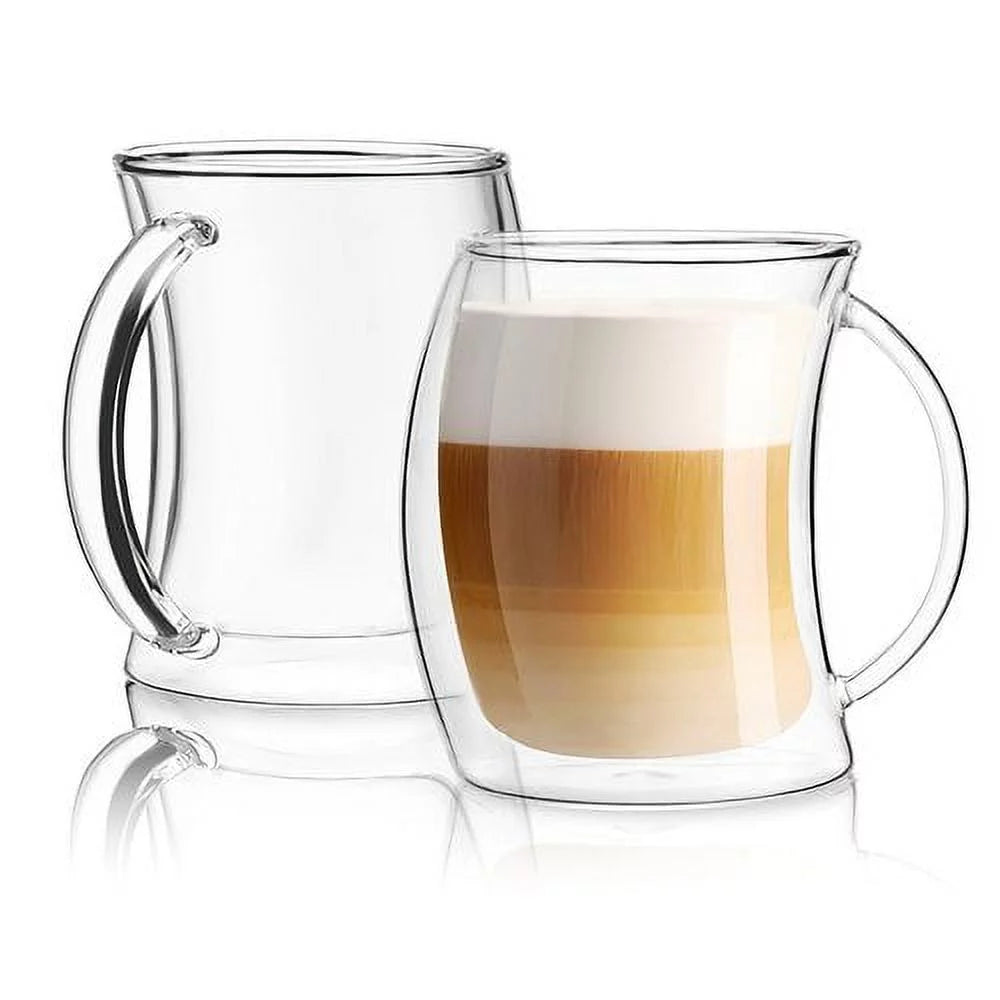 Double Wall Insulated Coffee Mug 13 oz Set of 2 N923