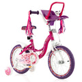Pink & Purple 16 Kids Bike with Training Wheels R94142