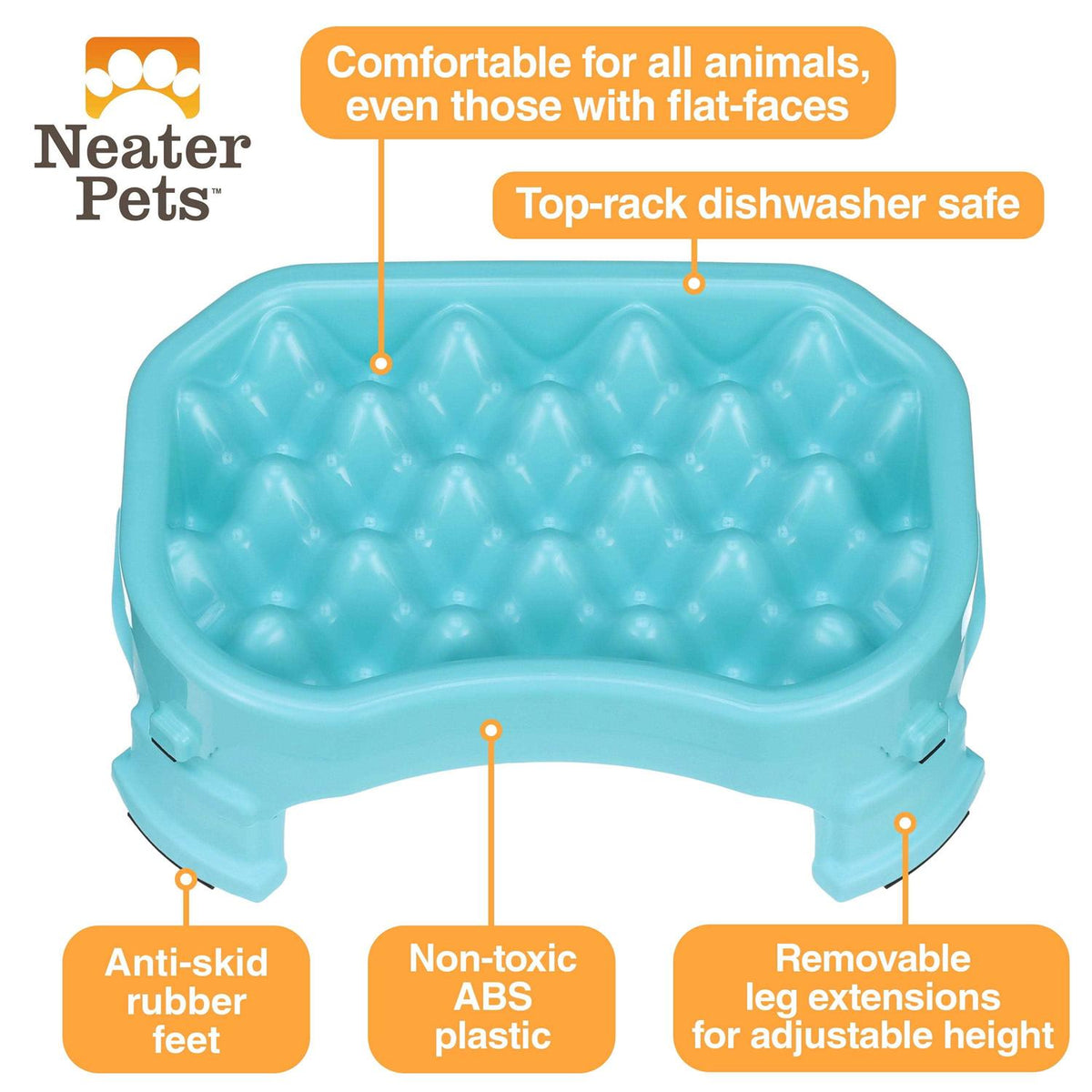 Raised Slow Feeder Dog Bowl Q597133