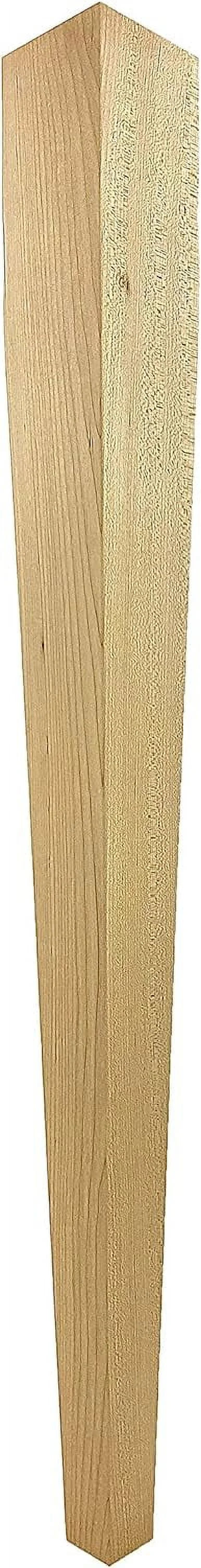 Unfinished Maple Wood Dining Table Leg D647419