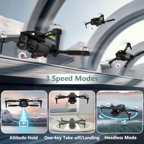 4K HD Camera Foldable Drone with Carrying Case K358988