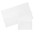 Clear Two Pocket Presentation Folder - 108/pack L97242