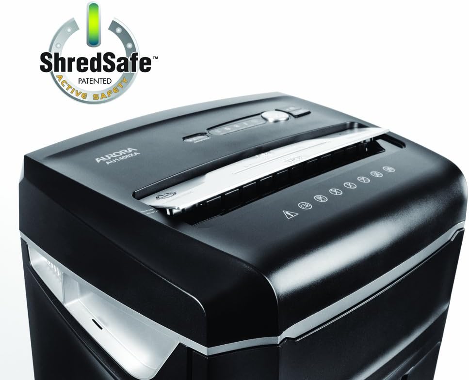 14-Sheet Crosscut Paper Shredder with Pull-Out Wastebasket X330