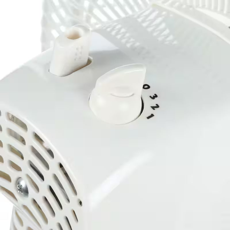 White 3 Speed Oscillating Table Fan N669739