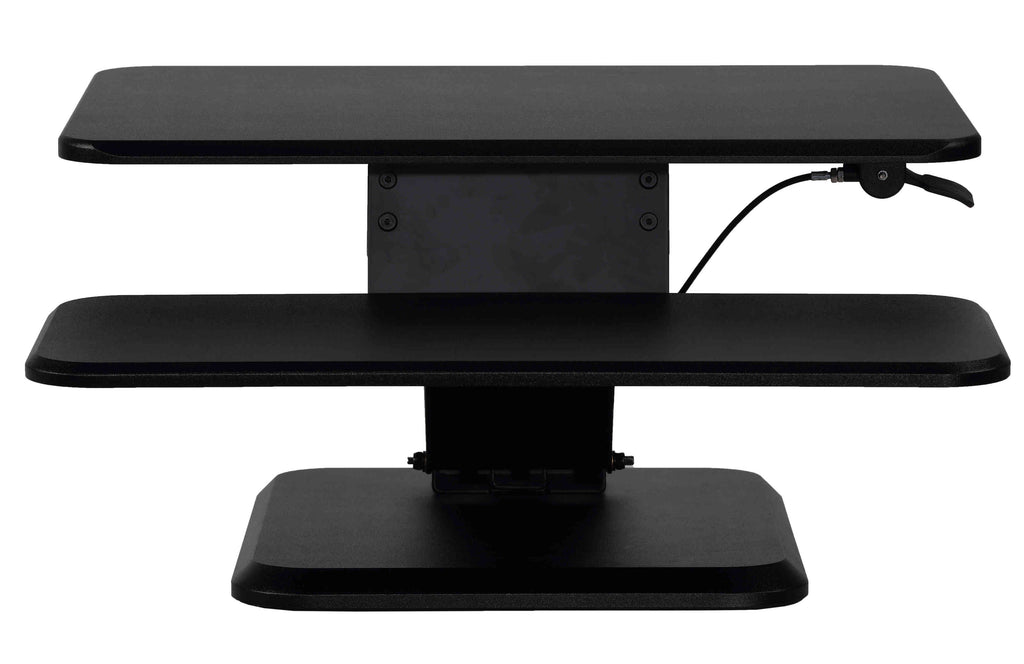 Adjustable Sit to Stand Desktop Monitor Stand, Black E494288