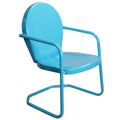 Sky Blue Outdoor Retro Metal Tulip Armchair B698710