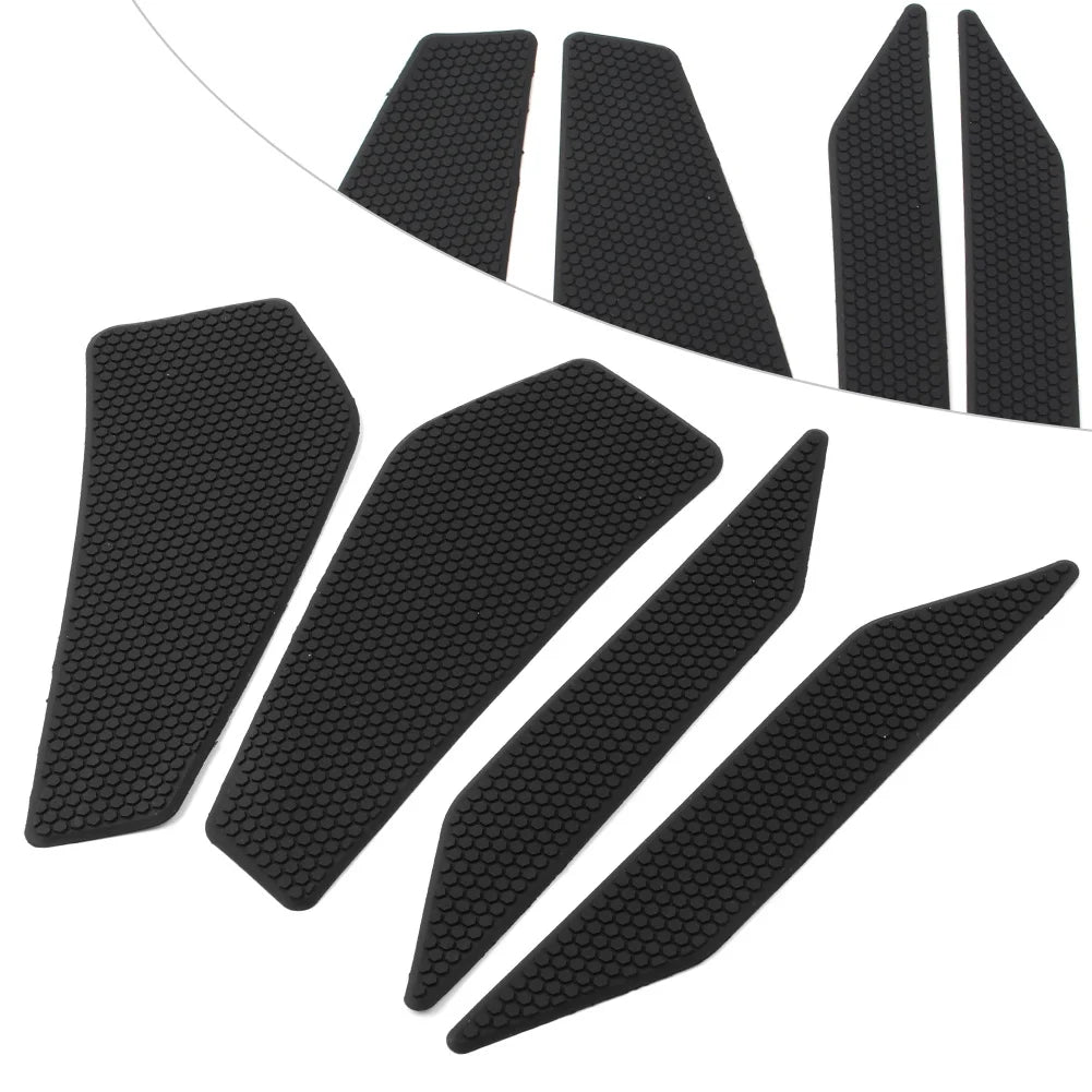 4x Motorbike Side Tank Traction Grips Pads R36794