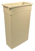 Beige Rectangular Trash Can T52938