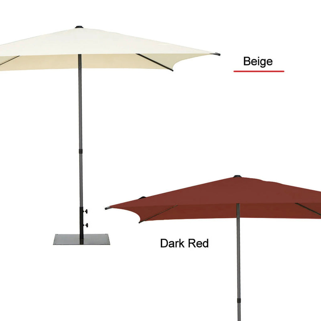 7.5ft Round Outdoor Market Umbrella with Push Button Tilt C25412