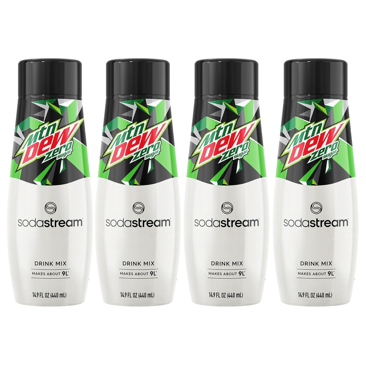 Zero Sugar Soda Drink Mix, 14.9 Fl oz. (4 Pack) I93579